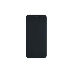 Samsung Galaxy A55 5G A556B Sk�rm med ramme Ice Blue Display og Digitizer Pre-Assembled