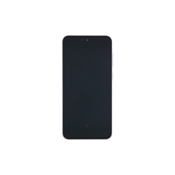 Samsung Galaxy A55 5G A556B Sk�rm med ramme Lilac Display og Digitizer Pre-Assembled