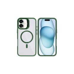 iPhone 16 Plus Classic 03 MagSafe-cover M�rk gr�n