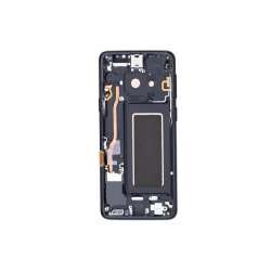 Samsung Galaxy S9 G960F Sk�rm med ramme Sort Display og Digitizer Refurbished