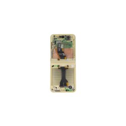 Samsung Z Flip6 F741B Sk�rm med ramme Gul Display og Digitizer Service Pack