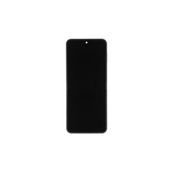 Samsung Z Flip6 F741B Sk�rm med ramme S�lv Display og Digitizer Service Pack