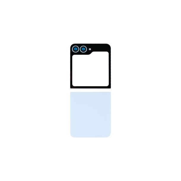 Samsung Z Flip6 F741B bagcover Blue med linse OEM