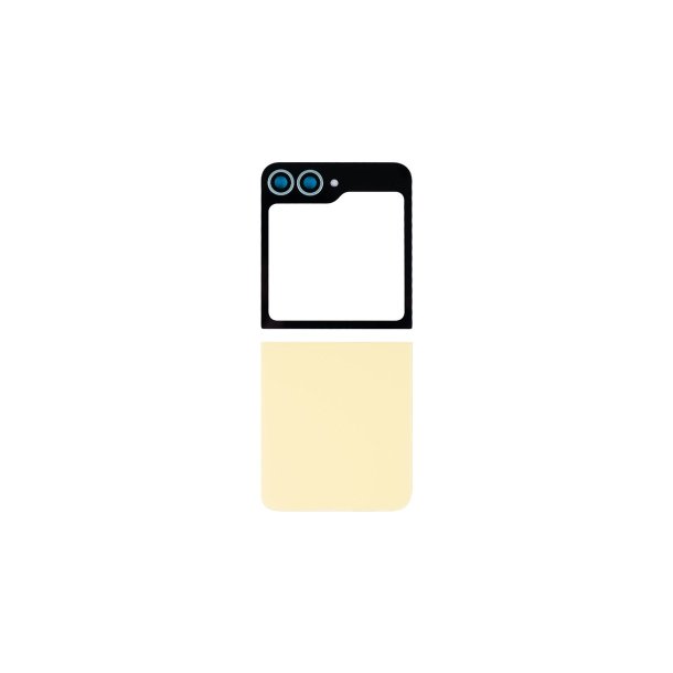 Samsung Z Flip6 F741B bagcover Gul med linse OEM