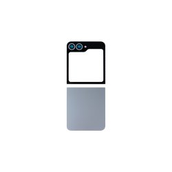 Samsung Z Flip6 F741B bagcover Silver med linse OEM