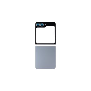 Samsung Z Flip6 F741B bagcover Silver med linse OEM