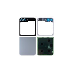 Samsung Z Flip6 F741B bagcover Silver med linse OEM