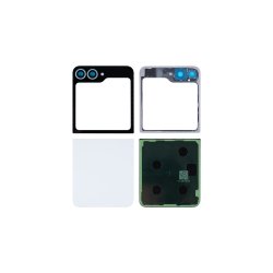 Samsung Z Flip6 F741B bagcover White med linse