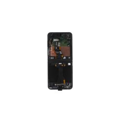 Samsung Z Flip6 F741B Sk�rm med ramme Sort Display og Digitizer Service Pack