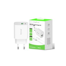 Rixus 20W oplader USB-C Hvid RX90L