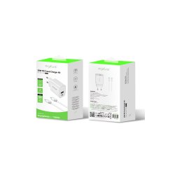 Rixus 20W oplader USB-C/ USB-C til USB-C Hvid RX90CC