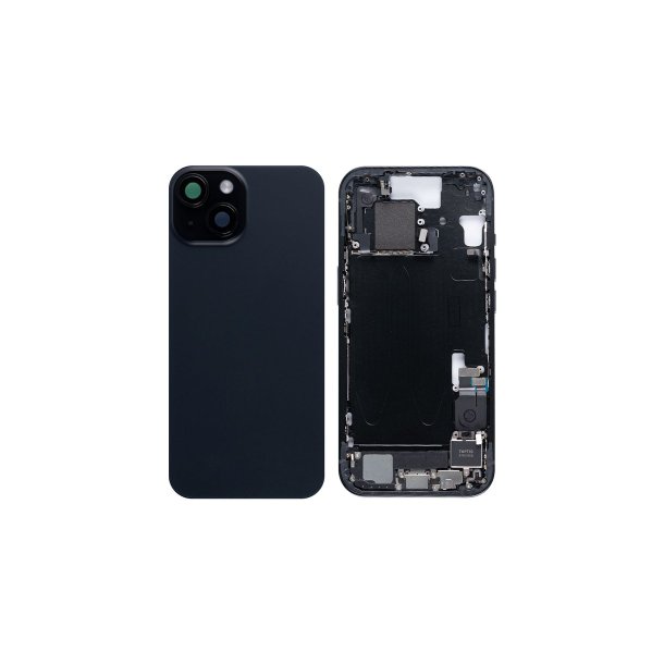 iPhone 15 housing med sm� dele Sort