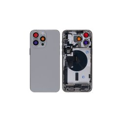 iPhone 15 Pro Max housing med sm� dele Natural Titanium