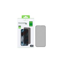 Rixus Sk�rmbeskyttelse til Samsung Galaxy A16 / Samsung Galaxy A17 / Samsung Galaxy A26 H�rdet Glas Privacy Full Cover Curved Edge