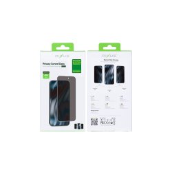 Rixus Sk�rmbeskyttelse til Samsung Galaxy A16 / Samsung Galaxy A17 / Samsung Galaxy A26 H�rdet Glas Privacy Full Cover Curved Edge