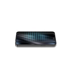 Rixus Sk�rmbeskyttelse til Samsung Galaxy A16 / Samsung Galaxy A17 / Samsung Galaxy A26 H�rdet Glas Privacy Full Cover Curved Edge