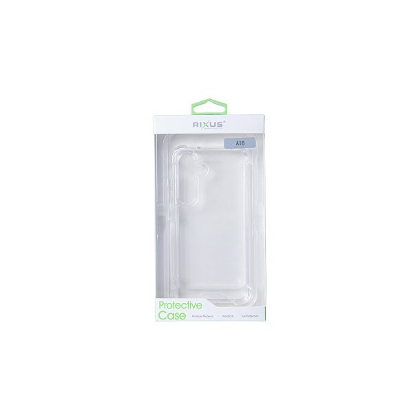 Rixus Samsung Galaxy A16 Silikonecover Anti-Burst Transparent