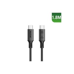 Rixus USB-C kabel 240W 1.8m Gr� RXUC02