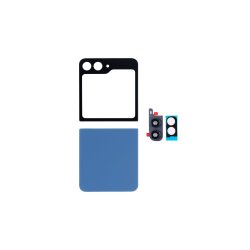 Samsung Z Flip5 F731B bagcover Blue med linse OEM