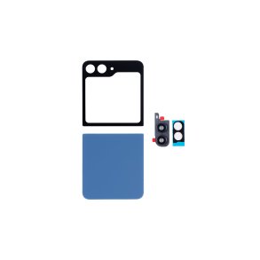 Samsung Z Flip5 F731B bagcover Blue med linse OEM