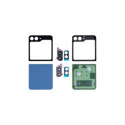 Samsung Z Flip5 F731B bagcover Blue med linse OEM