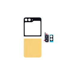 Samsung Z Flip5 F731B bagcover Gul med linse OEM