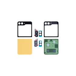 Samsung Z Flip5 F731B bagcover Gul med linse OEM