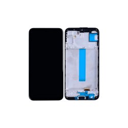 Samsung Galaxy M34 M346B 5G Sk�rm OLED med ramme Sort 5G Display og Digitizer Soft-OLED