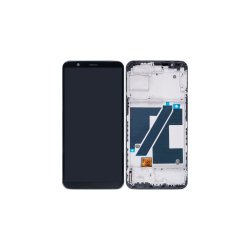 OnePlus 5T Sk�rm med ramme Sort Display og Digitizer