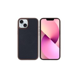 iPhone 14 Mag Carbon MagSafe-cover Brun