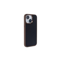 iPhone 15 Plus Mag Carbon MagSafe-cover Brun