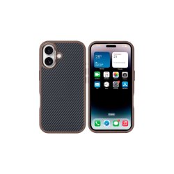 iPhone 16 Mag Carbon MagSafe-cover Brun