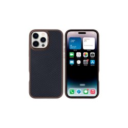 iPhone 16 Pro Max Mag Carbon MagSafe-cover Brun