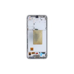 Samsung Galaxy S24 FE S721B Sk�rm med ramme S�lv Display og Digitizer Service Pack