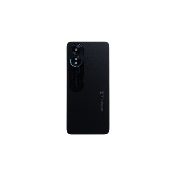 Oppo A38 bagcover Black med linse OEM