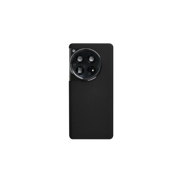 Bagcover til OnePlus 12 med Kameralinse Silky Sort OEM