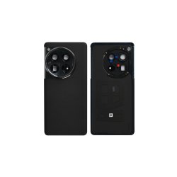 Bagcover til OnePlus 12 med Kameralinse Silky Sort OEM