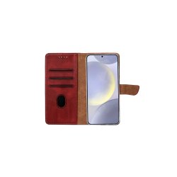 Samsung Galaxy S25 Plus S936B Bookcase M�rk r�d