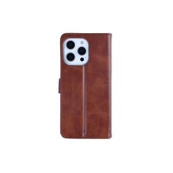 iPhone 14 Pro Max Bookcase Brun