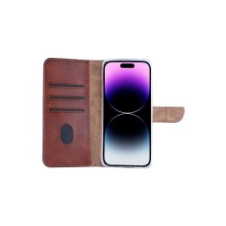 iPhone 14 Pro Max Bookcase Brun