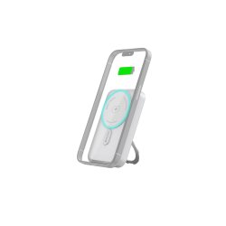 Rixus 10000mAh powerbank Hvid