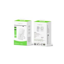 Rixus 10000mAh powerbank Hvid