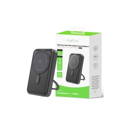 Rixus 10000mAh powerbank Sort