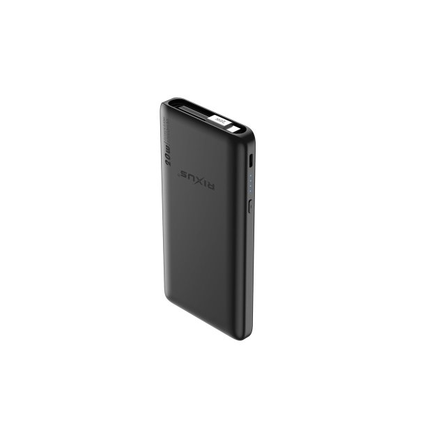 Rixus 10000mAh powerbank 5W Sort