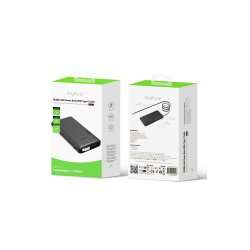 Rixus 10000mAh powerbank 5W Sort
