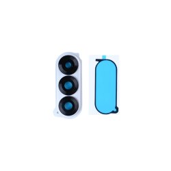 Samsung Z Fold6 F956B Kameralinseglas med ramme Hvid OEM