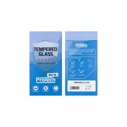 iPhone 16 h�rdet glas 2.5D R�d