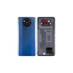 Xiaomi Poco X3 Pro bagcover Blue med linse OEM