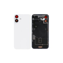 iPhone 16 bagcover White med NFC Kompatibel