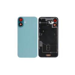 iPhone 16 bagcover Teal med NFC Kompatibel